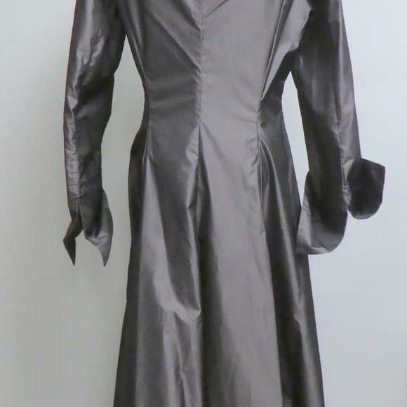 ANETT ROSTEL WIDE COLLAR MAXI DRESS ART WEAR 38 M - Picture 7 of 8